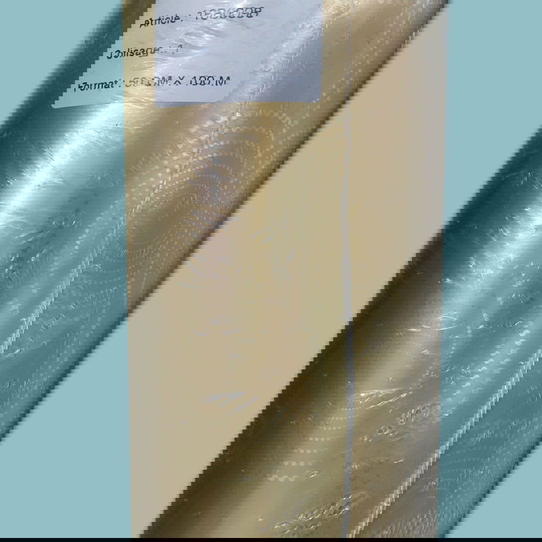 Effen goud met cirkels Inpakpapier - Kadopapier.net