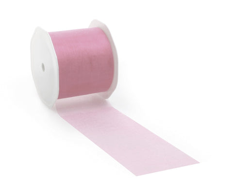 Altrosa Voileband zur Dekoration und kreativen Verwendung