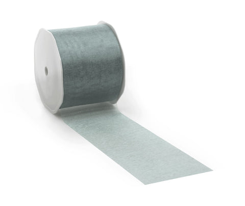 Petrolfarbenes Voileband für kreative Projekte und Dekoration
