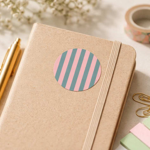 Happy Stripes Mix Labels – 250 Pieces 