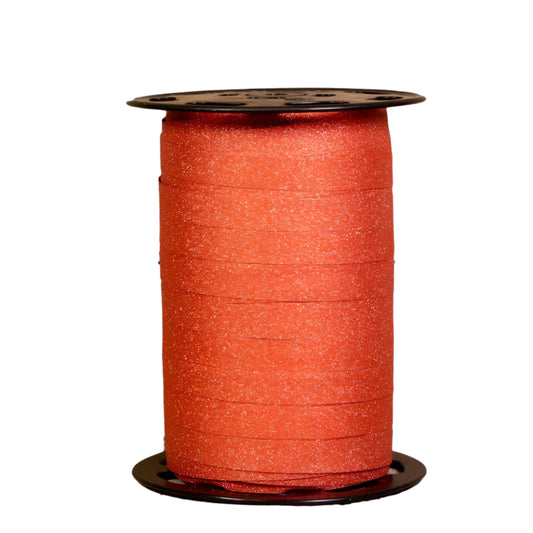 Glitter Krullint Lido Koraalrood - Kadopapier.net