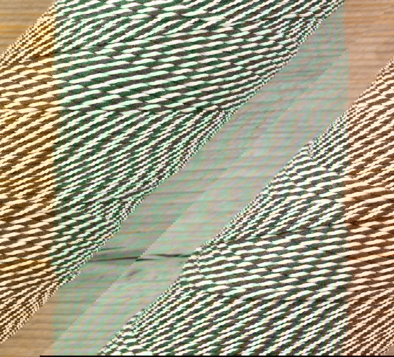 Katoen touw Naturel/Groen - Kadopapier.net