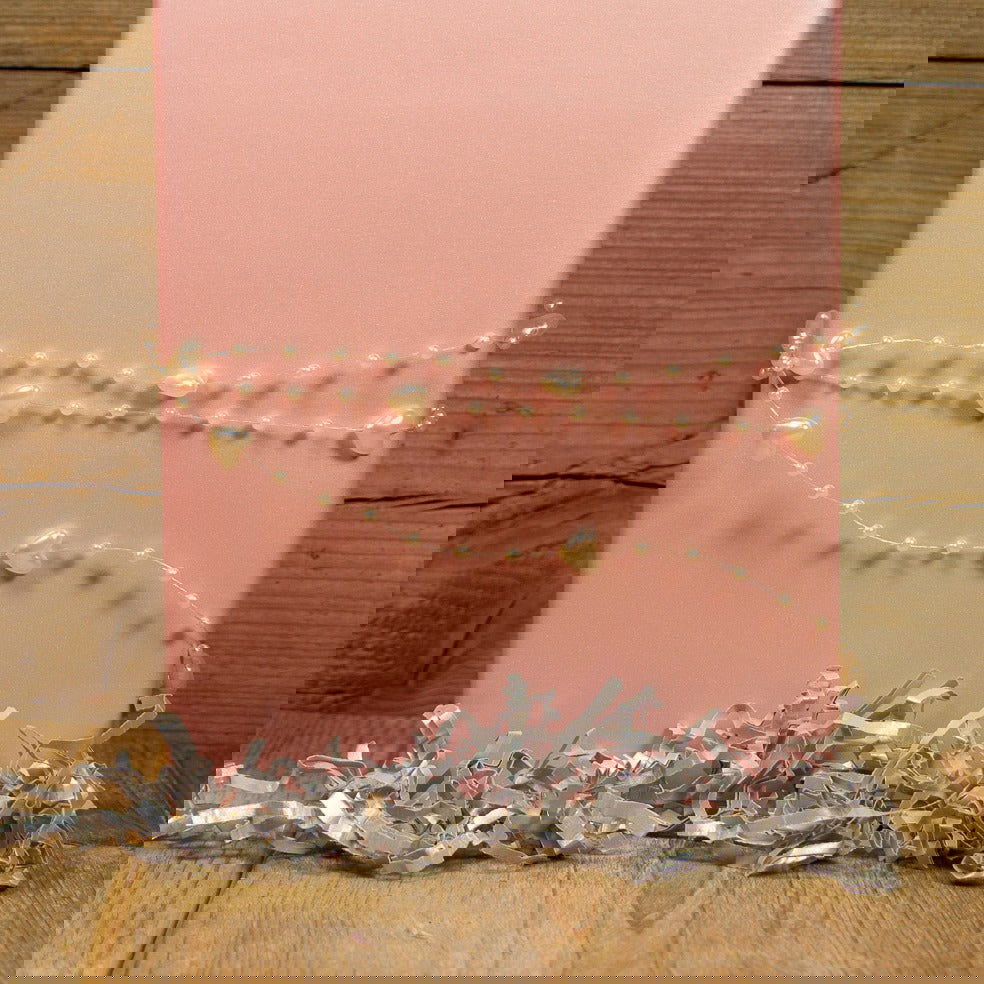 Hartjes kettinglint Champagne - Kadopapier.net