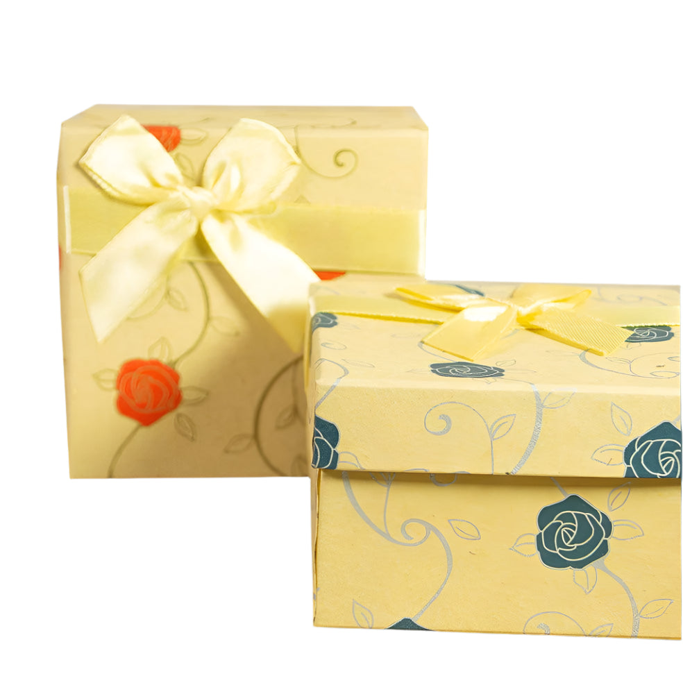 Horloge - Armbanddoosje Kraft met Roos - Kadopapier.net