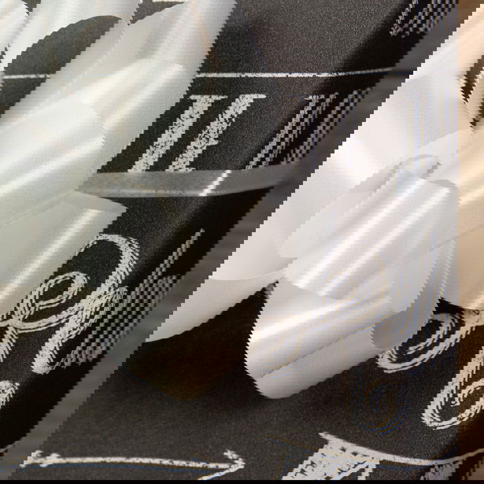 Inpakpapier Handlettering Zwart - Kadopapier.net