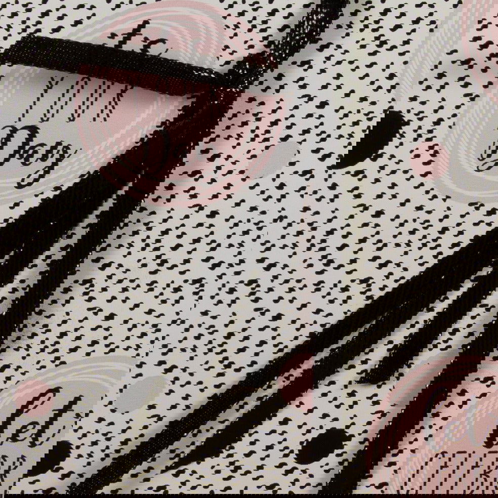 Inpakpapier Partytime Zwart- Roze - Kadopapier.net