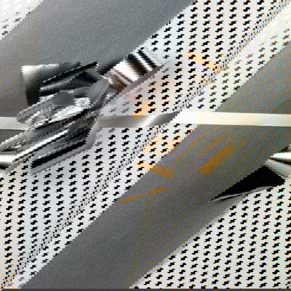 Inpakpapier Wit met Zilveren stipjes - Kadopapier.net