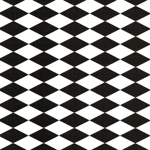 Inpakpapier Zwart Witte Ruiten - Kadopapier.net