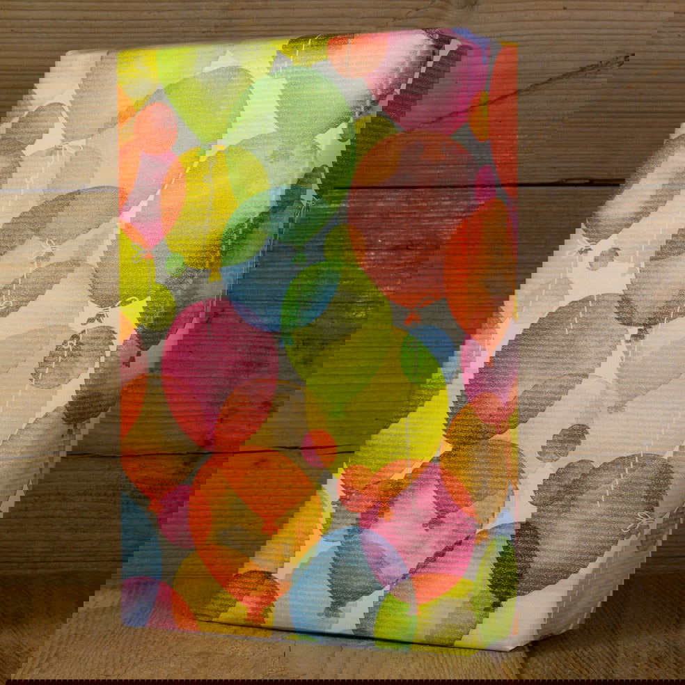 Inpakpapier met Ballonnen - Kadopapier.net