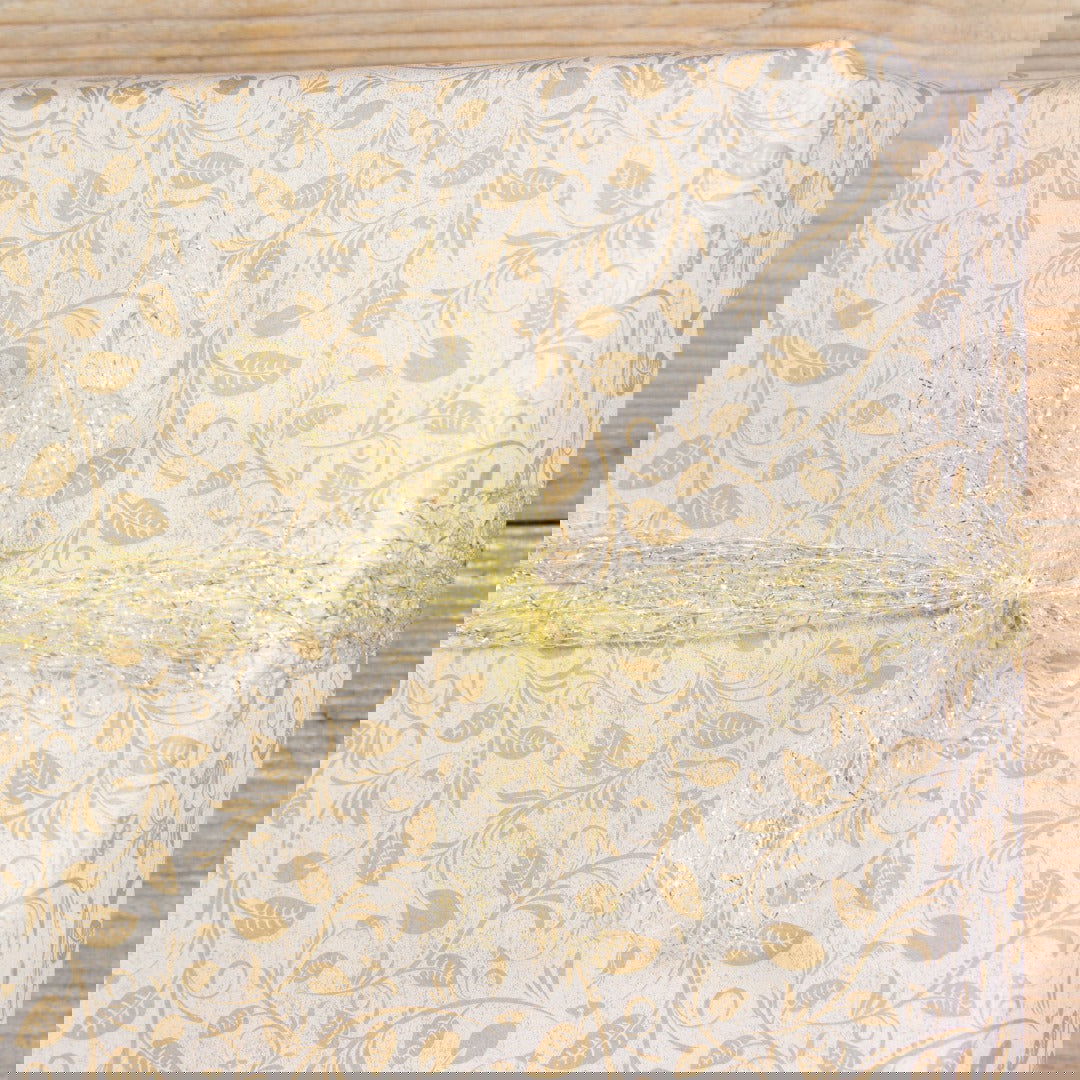 Inpakpapier met Decoratieve Takken - Kadopapier.net