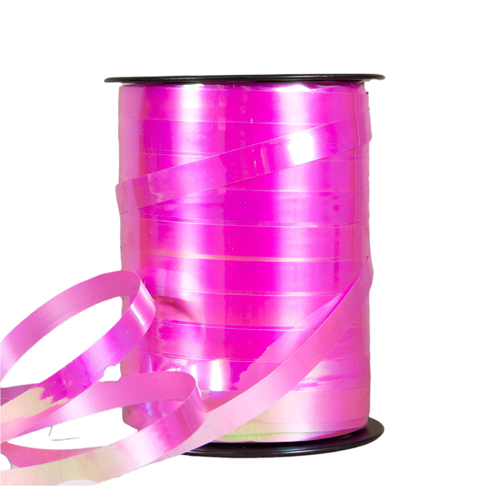 Iriserend Krullint Hard Roze - Kadopapier.net