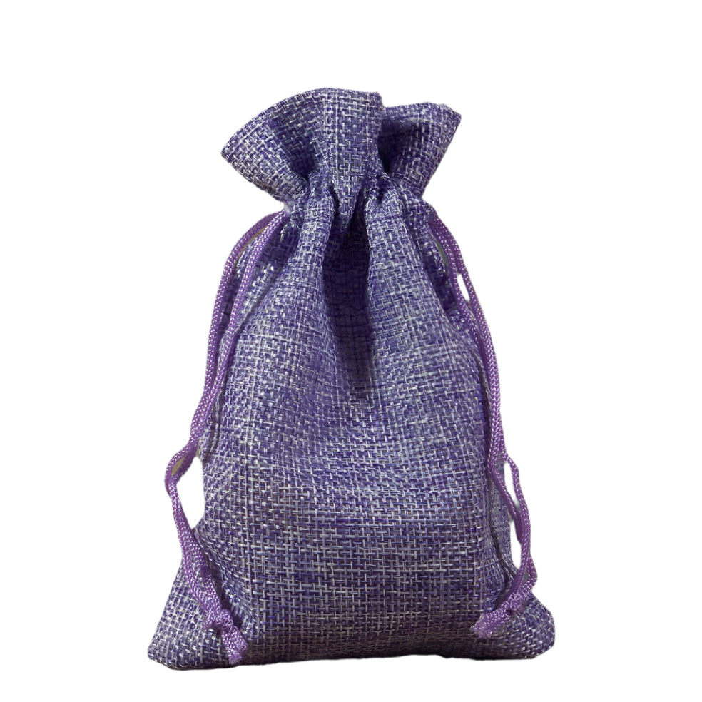 Jute kadozakje Lavendel - Kadopapier.net