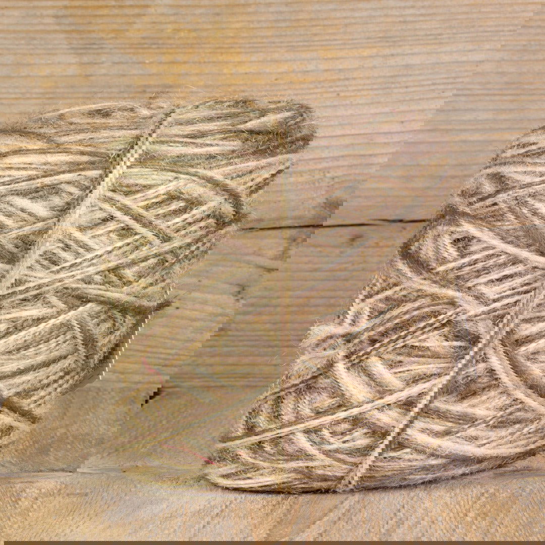 Jute touw tricolor Bruin - Kadopapier.net