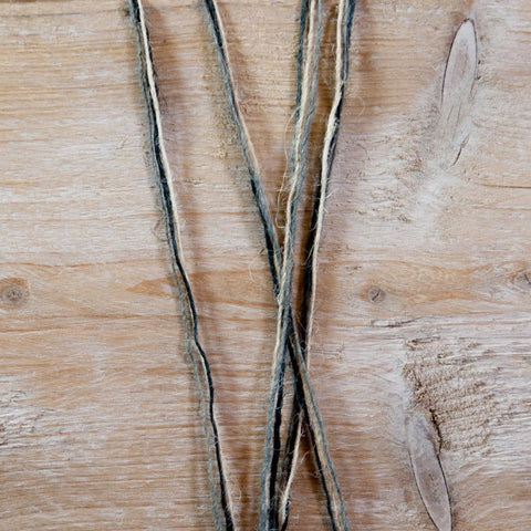 Jute touw tricolor Zwart - Kadopapier.net