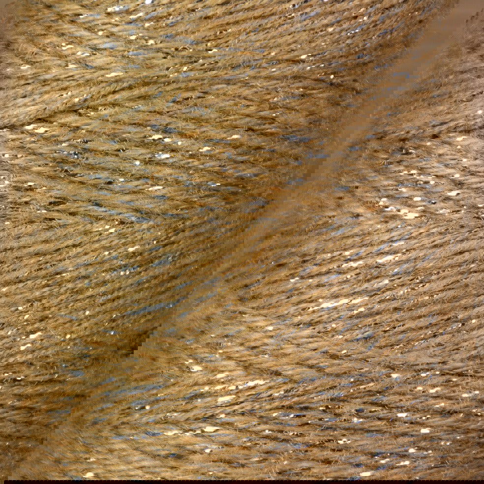 Jutetouw Hoogglans Zilverdraad - Kadopapier.net