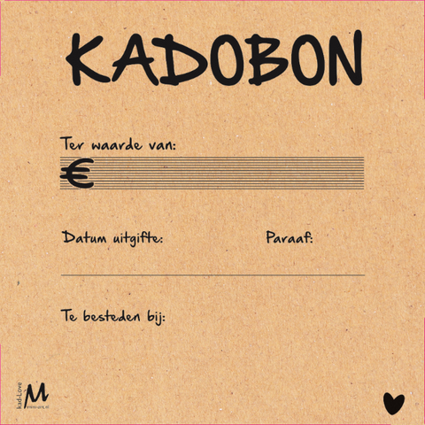 Kadobon Hartjes Kraft