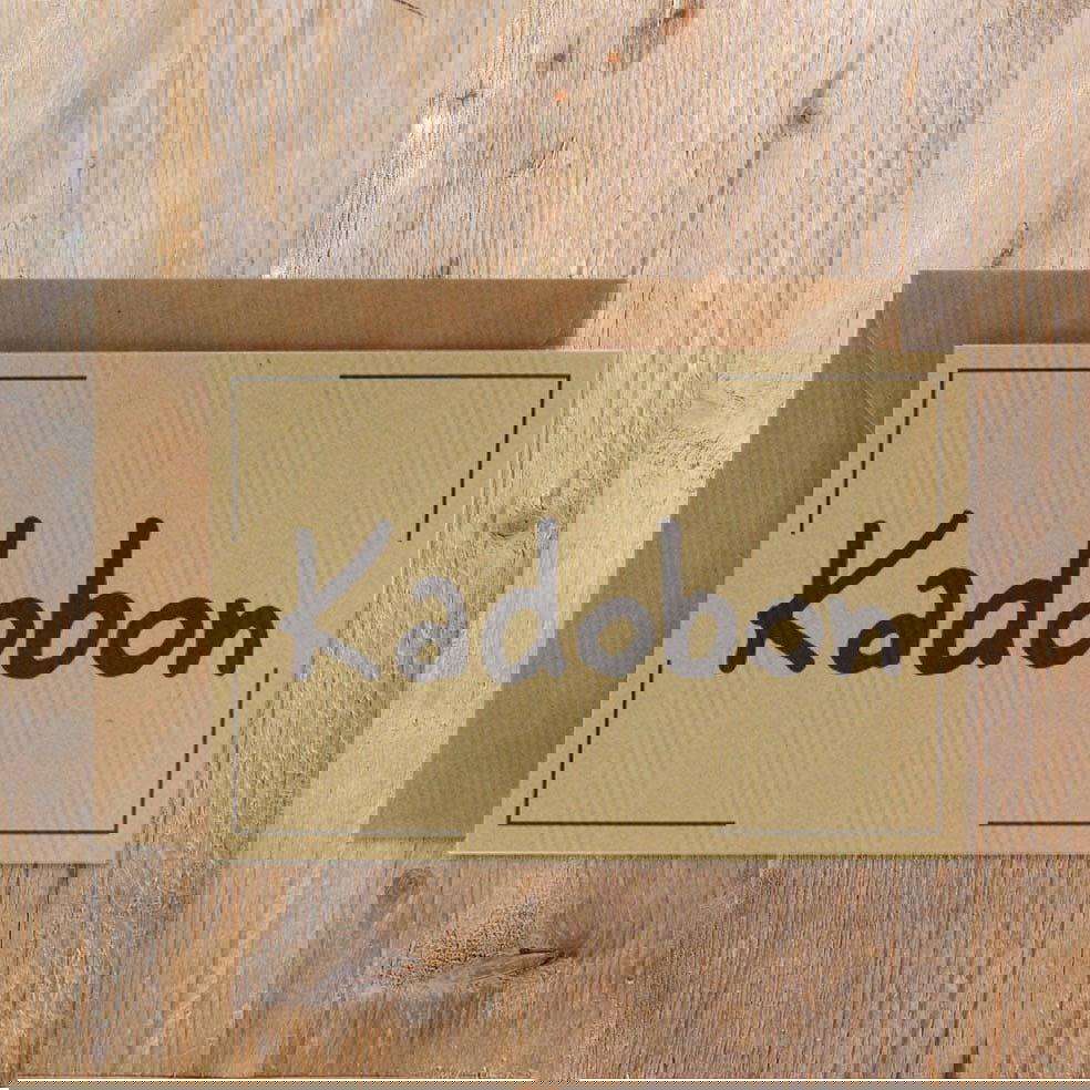 Kadobon Kraft rechthoek - Kadopapier.net