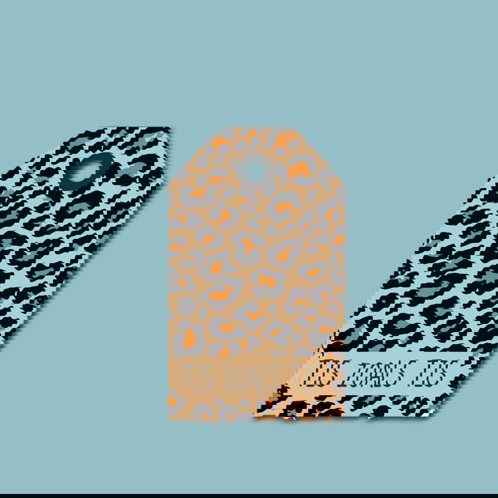 Kadokaartje Panter Tis Zoals Tis - Kadopapier.net