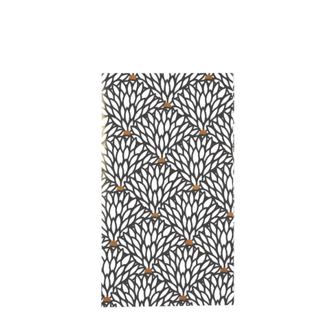Kadozakje Fantasiemotief Zwart Goud - Kadopapier.net