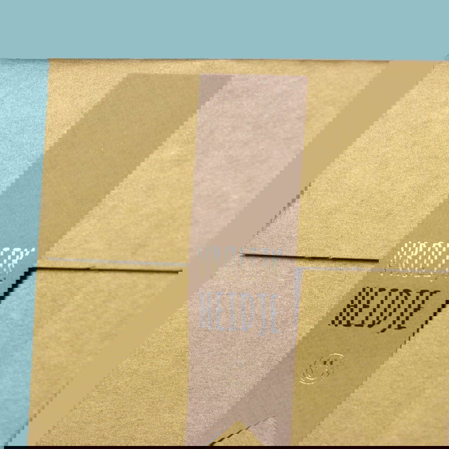 Kadozakje Kraft Goud - Kadopapier.net