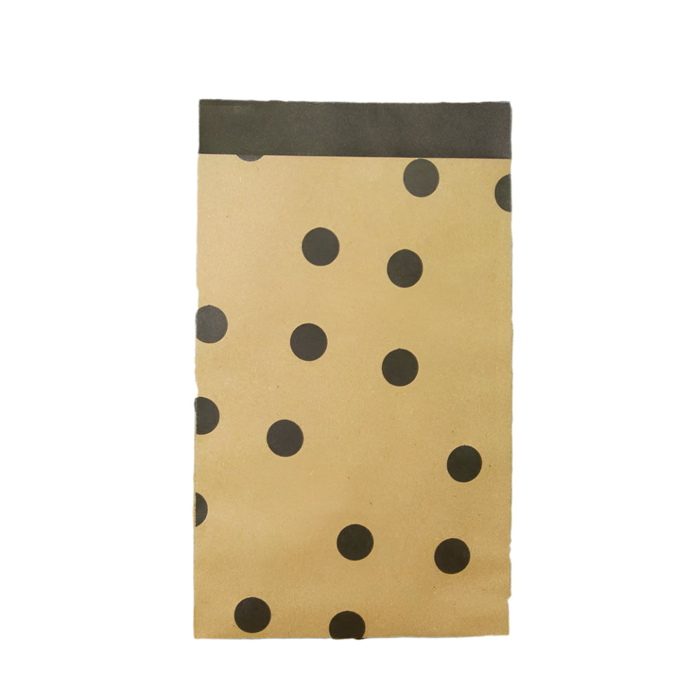 Kadozakje Nature Eco Stip Zwart - Kadopapier.net