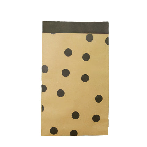 Kadozakje Nature Eco Stip Zwart - Kadopapier.net