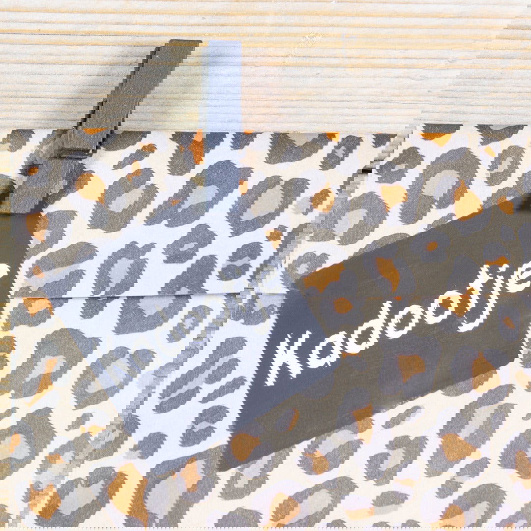 Kadozakje Panterprint - Kadopapier.net