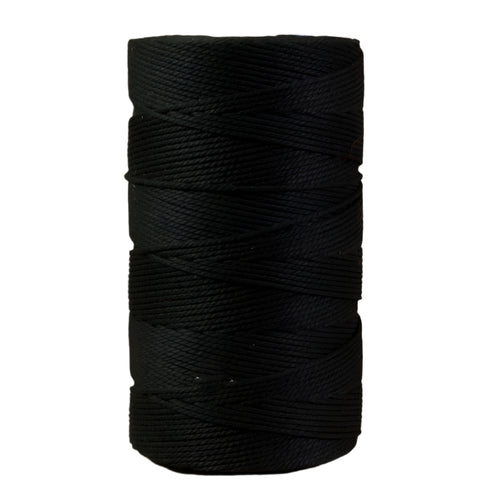 Katoen touw Zwart - Kadopapier.net