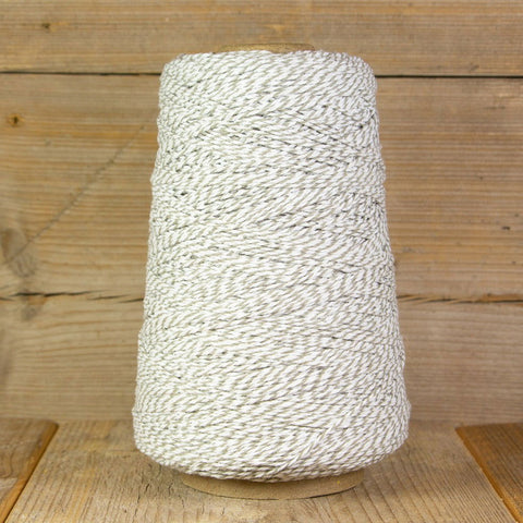 Katoenkoord Grijs-Wit - Kadopapier.net