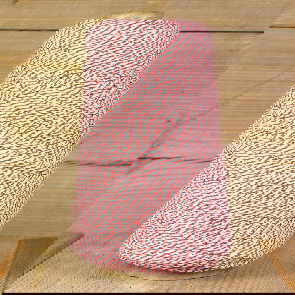 Katoenkoord Rood Wit - Kadopapier.net