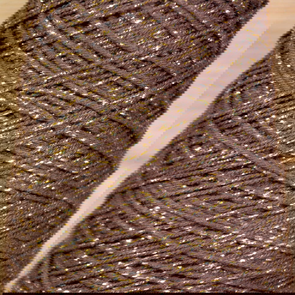 Katoentouw Bruin - Goud - Kadopapier.net