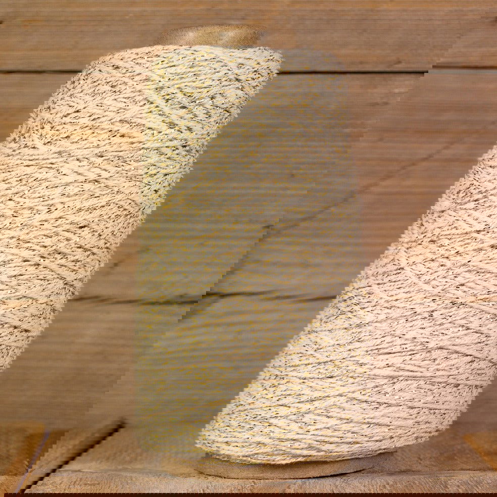 Katoentouw Gebleekt - Goud - Kadopapier.net