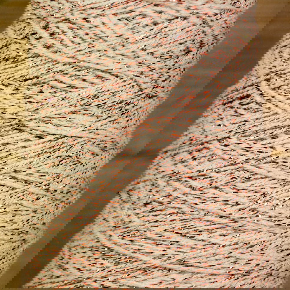 Katoentouw Gebleekt - Koper - Kadopapier.net