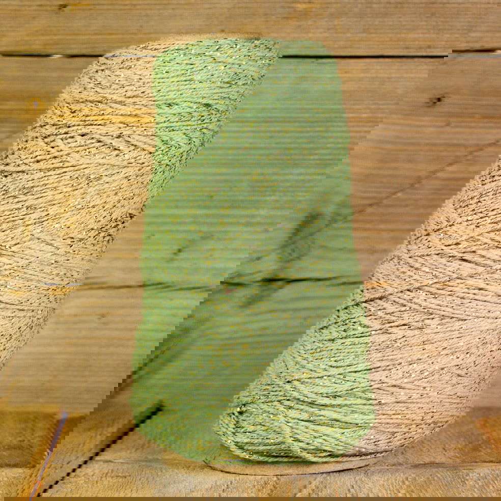 Katoentouw Lindegroen - Goud - Kadopapier.net