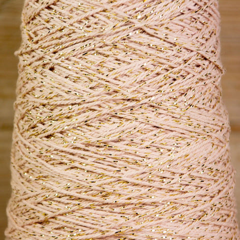 Katoentouw Roze - Goud - Kadopapier.net