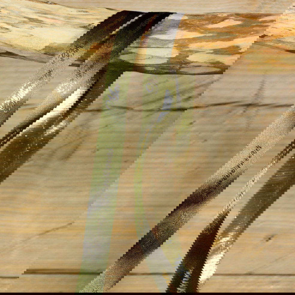 Kerstcadeaulint Mosgroen - Goud - Kadopapier.net