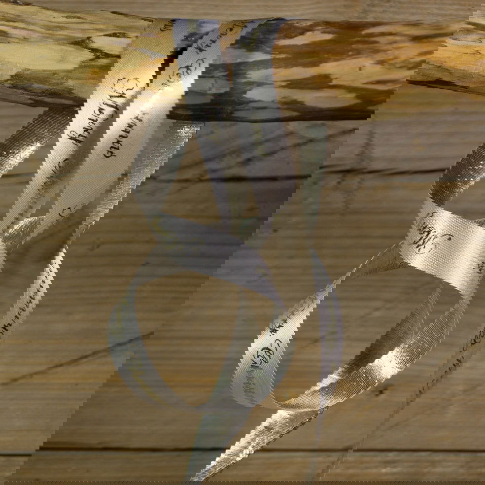 Kerstcadeaulint Wit - Zilver - Kadopapier.net