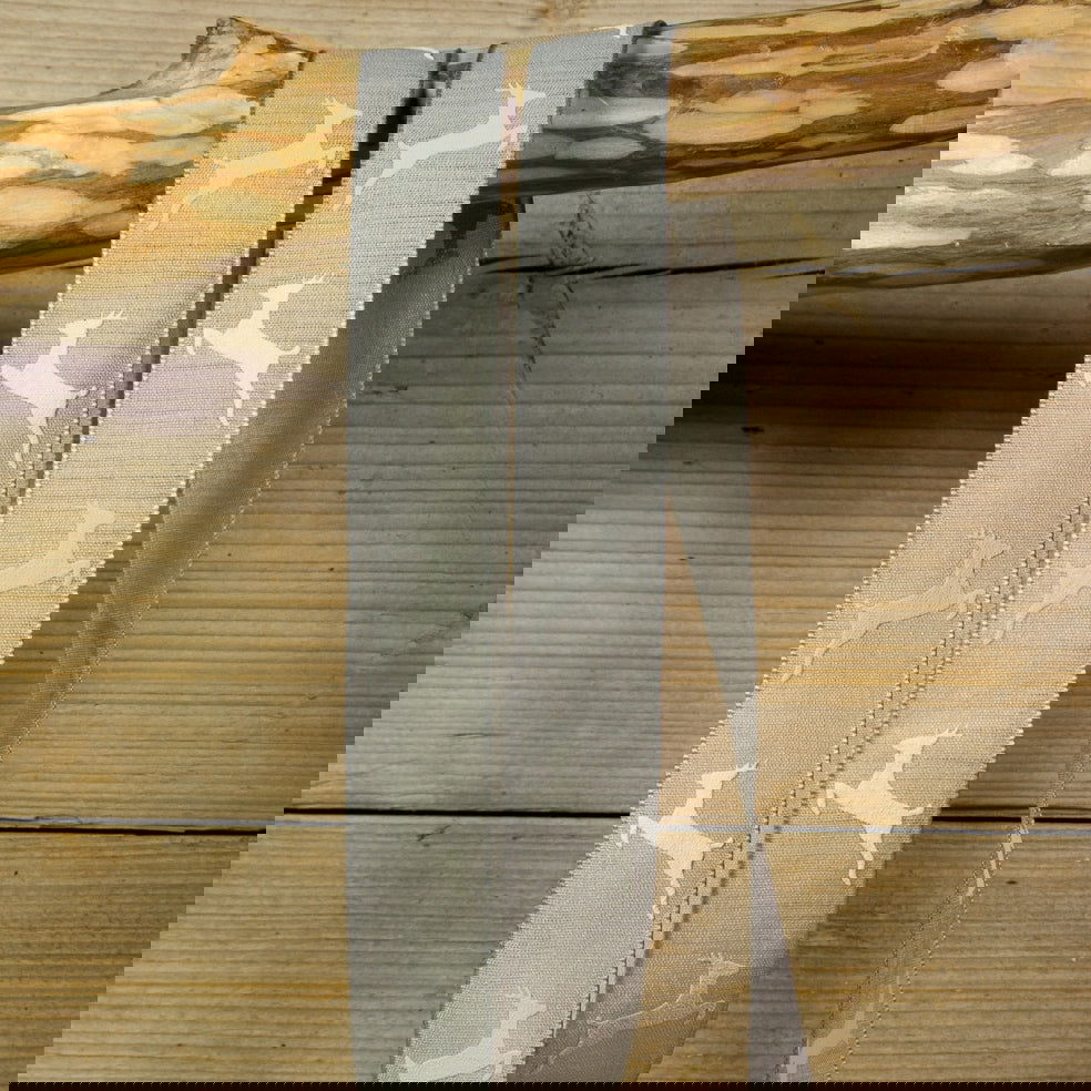 Kerstlint Rendieren Zilvergrijs - Kadopapier.net