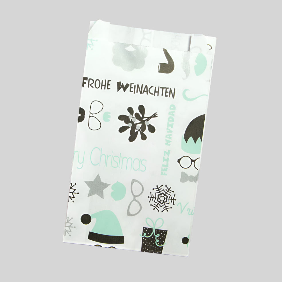 Kerstzakje Mint - Kadopapier.net