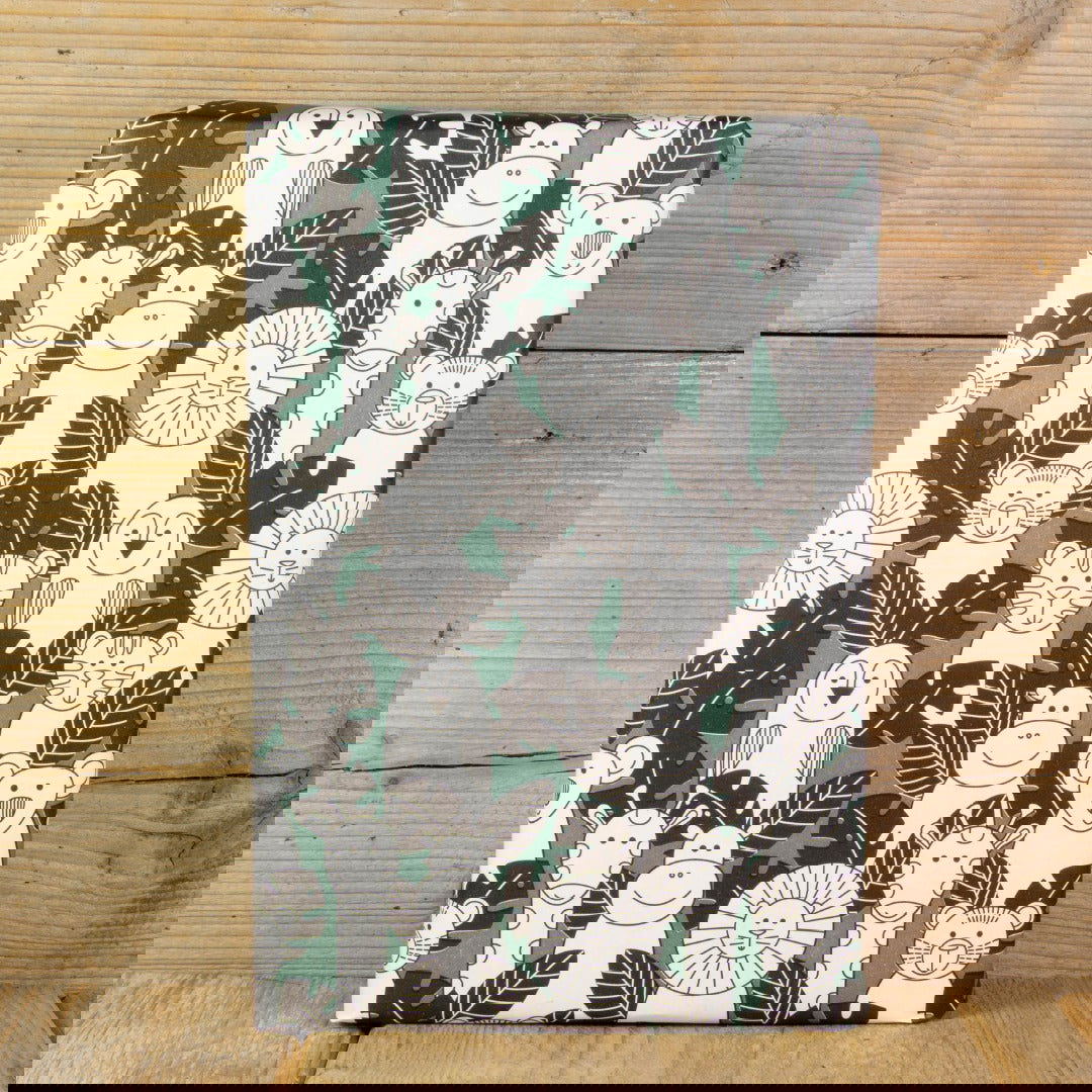 Kinderinpakpapier Jungle - Kadopapier.net