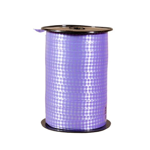 Krullint met Ruitjes Paars - Kadopapier.net