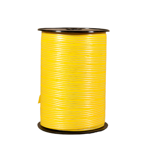 Krullint met een streepje Geel - Kadopapier.net