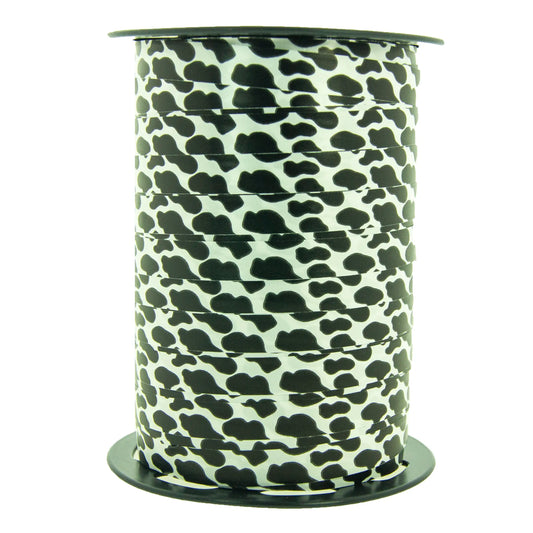 Curling ribbon Panther print > 10 mm x 225 meters