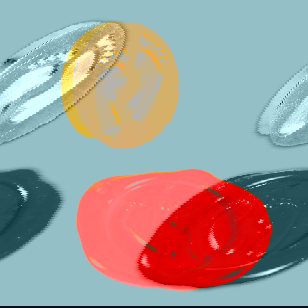 Lakstempel Babyvoetjes - Kadopapier.net