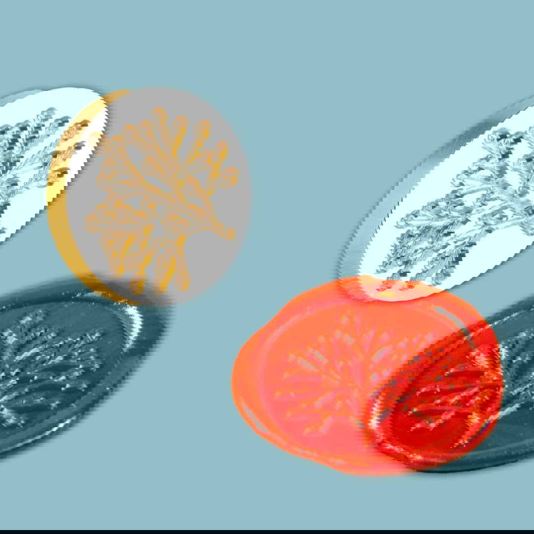 Lakstempel Bloesemtak - Kadopapier.net