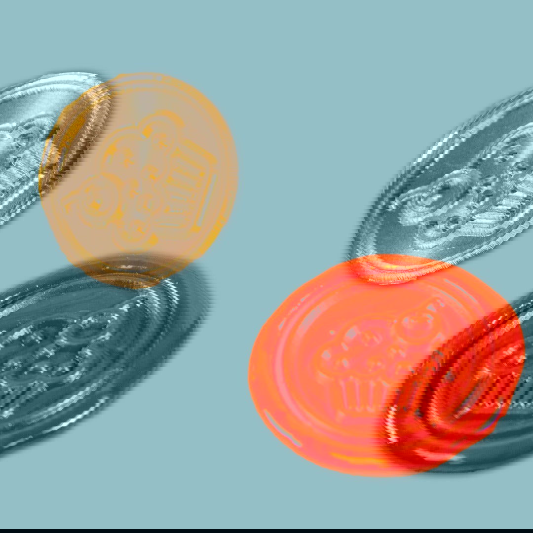 Lakstempel Cupcake - Kadopapier.net