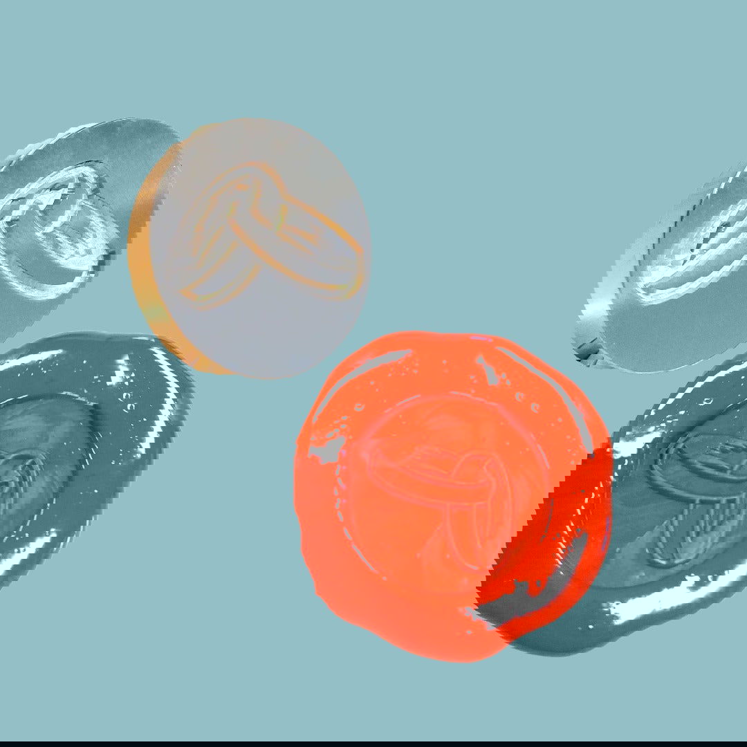 Lakstempel Trouwringen - Kadopapier.net