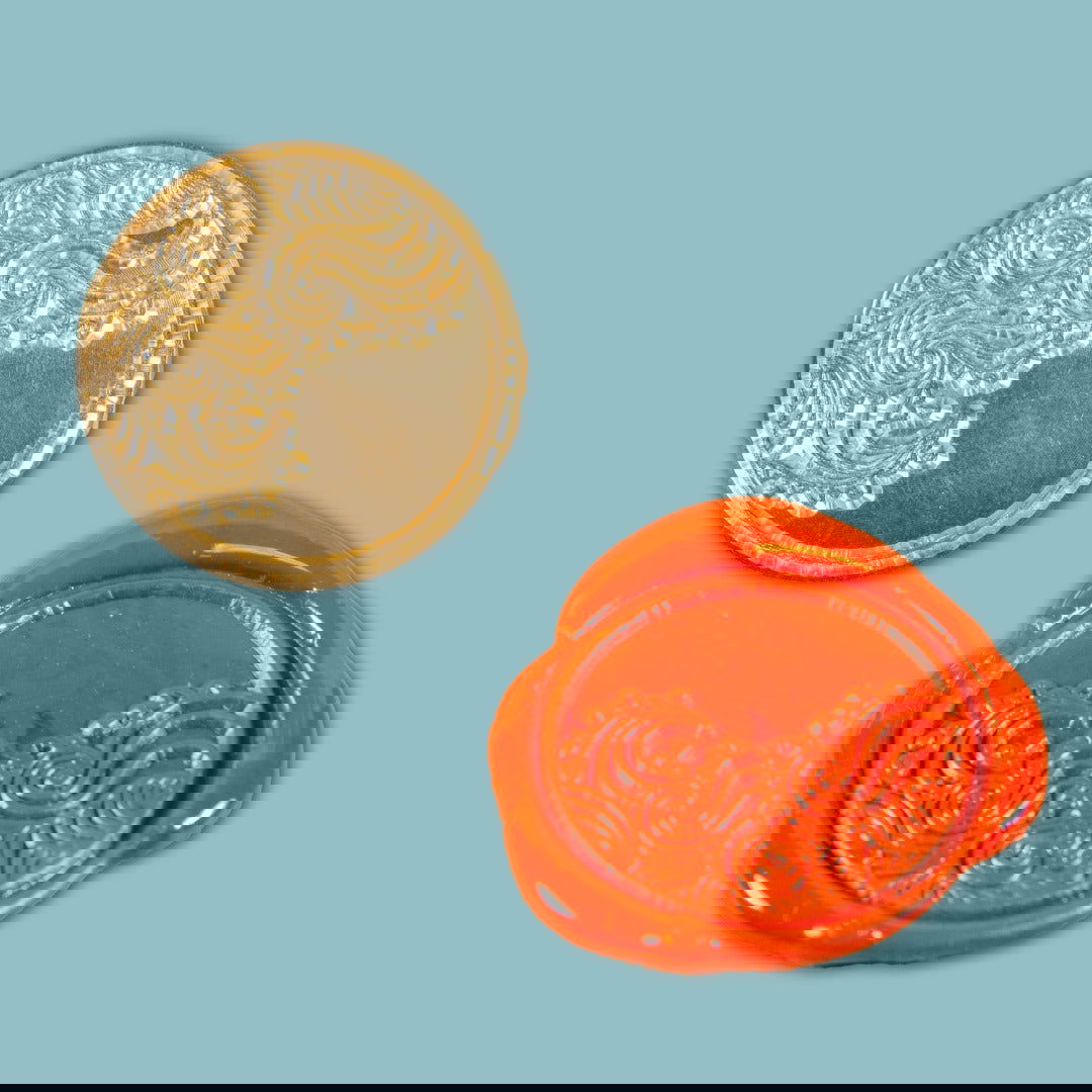 Lakstempel Wave - Kadopapier.net