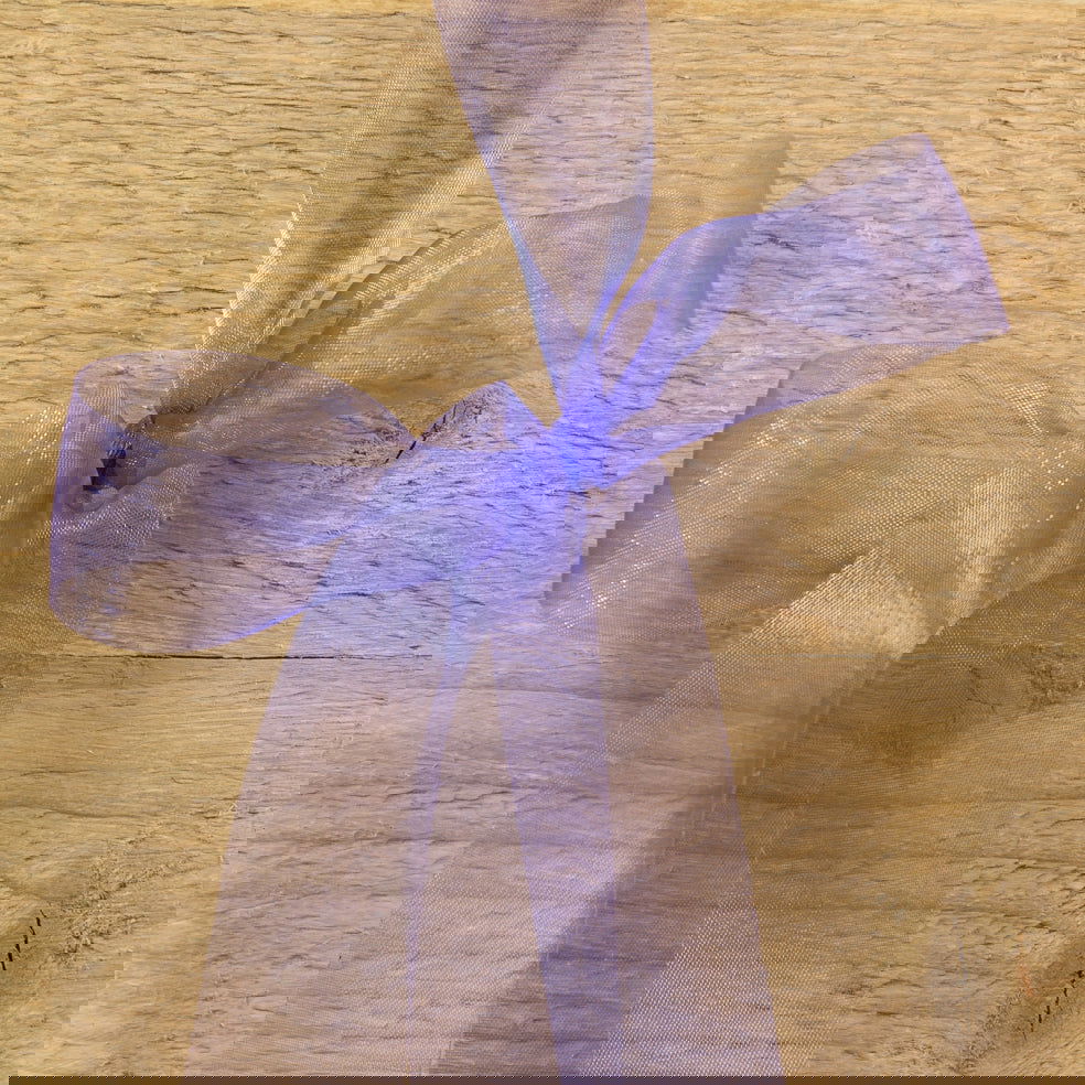 Lavendel Voile lint - Kadopapier.net