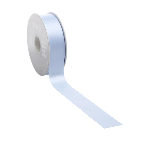 Lichtblauw Satijnlint 3-38mm/25-50m - Kadopapier.net